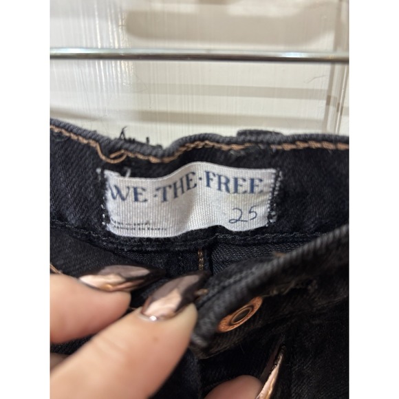 We The Free Good Luck Mid-Rise Barrel Jeans Size 25 - Picture 6 of 7